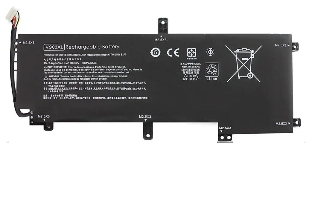 BATTERIE HP VS03XL, HSTNN-UB6Y, TPNI125, VSO3XL